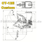 Mobile Preview: Minibagger kaufen - CT-12E technische Übersichtszeichnung