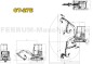 Preview: Minibagger kaufen - CT-27E technische Übersichtszeichnung