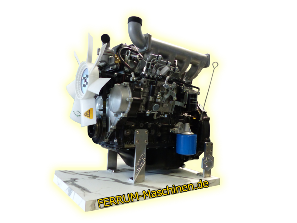 Komplettmotor für Radlader FERRUM DM308x4 1000px Ansicht I
