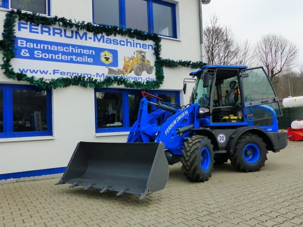 Radlader 3,0 t Hubkraft FERRUM DM430 x4 DLZ - über 3.000kg Hubkraft in blau