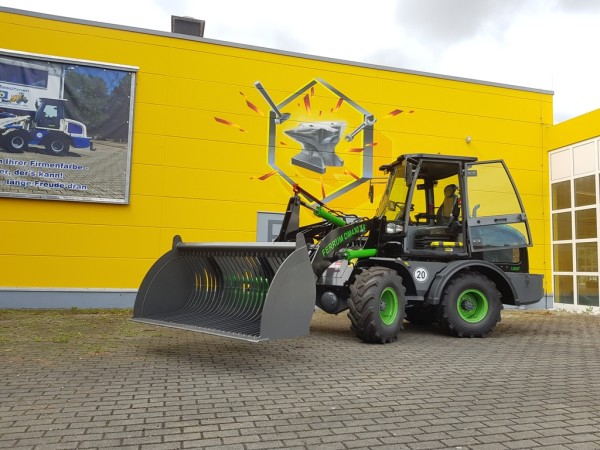 Radlader 3,0 t Hubkraft FERRUM DM430 x4 DLZ - über 3.000kg Hubkraft in schwarz/grün BL