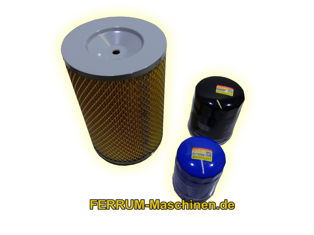 Filterset für Radlader - Luft, Öl & Diesel - FERRUM Maschinen
