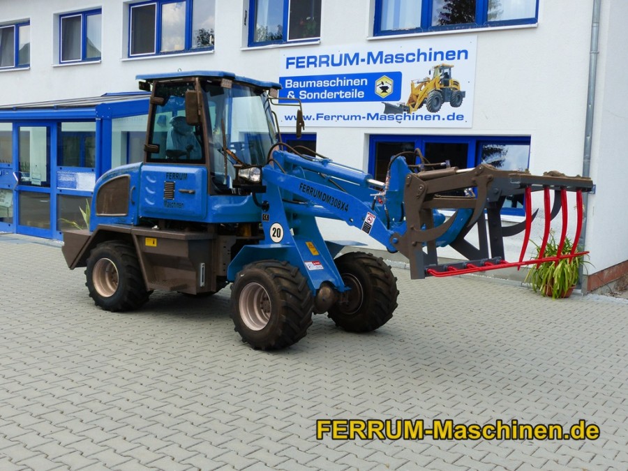 Radlader 1000 kg Hubkraft - Ferrum DM308 x 4 // ZL08-H blau