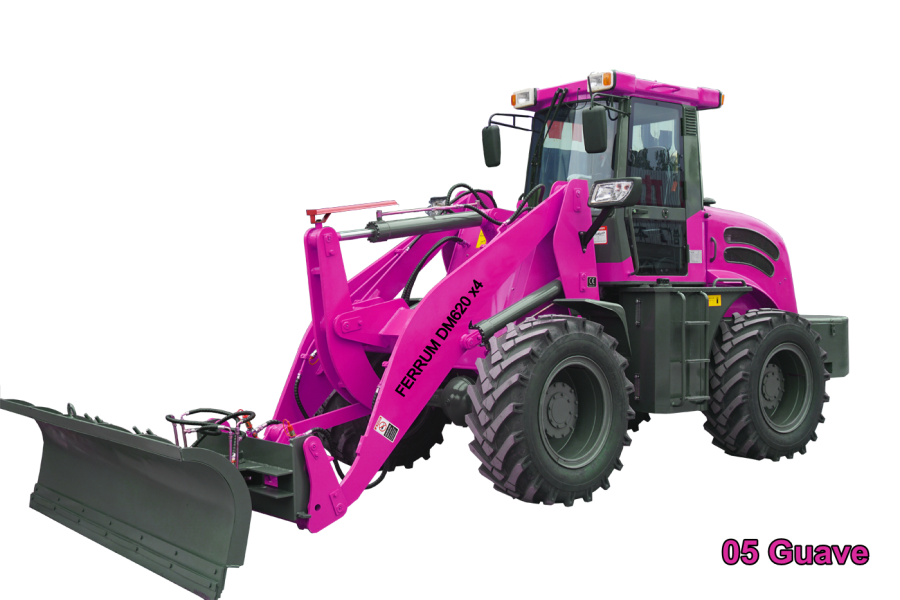 Radlader Ferrum DM625 x4 2,5Tonnen Hubkraft in Pink
